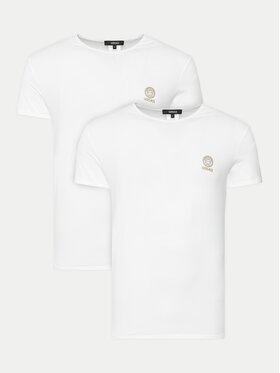 Versace Versace Комплект футболок AU10193 1A10011 Білий Slim Fit