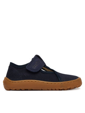 Froddo Тапочки Froddo Barefoot Canvas T-Bar G1700439 M Cиній