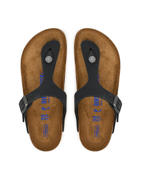 Birkenstock Žabky Birkenstock Gizeh SFB LENB 1019015 Černá