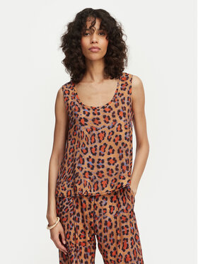 LOLA CASADEMUNT LOLA CASADEMUNT Топ MS2615033 Коричневий Regular Fit