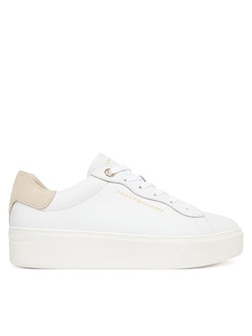 Tommy Hilfiger Superge Tommy Hilfiger Chic Platform Cupsole Sneaker FW0FW09021 Bela
