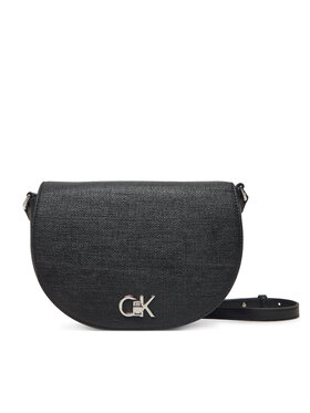 Calvin Klein Kabelka Calvin Klein Ck Hw Crossbody Saddle Bag_Tex K60K613233 Čierna