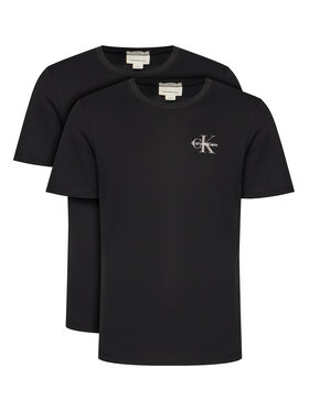 Calvin Klein Jeans Calvin Klein Jeans Conjunto de camisetas LV04RF279G Negro Regular Fit