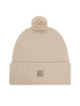 Calvin Klein Шапка Calvin Klein Emblem Brushed LV04D8067G Бежов