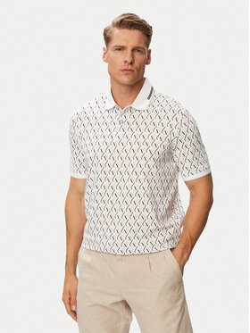 Bugatti Bugatti Polo 8150-15032E Blanco Regular Fit