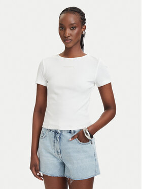 Patrizia Pepe Patrizia Pepe Camiseta 2M4522/J407-W146 Blanco Slim Fit