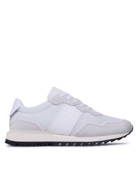 Tommy Jeans Zapatillas Tommy Jeans Runner Mix Material EM0EM01167 Blanco
