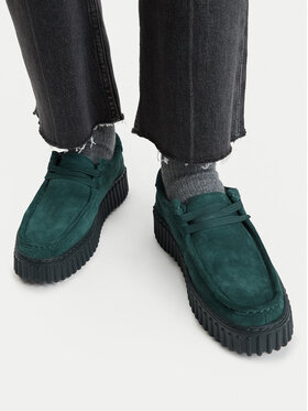 Clarks Poltopánky Clarks Torhill Bee 26327769 Zelená