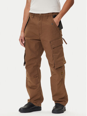 G-STAR G-Star Raw Stoffhose R-3N D25224-D191 Braun Straight Fit