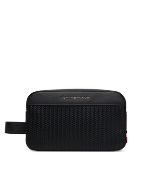 Tommy Hilfiger Kosmētikas somiņa Tommy Hilfiger Th Woven Washbag AM0AM13838 Melns