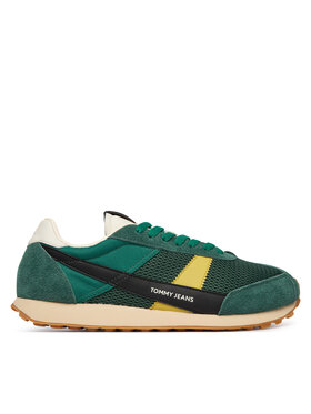 Tommy Jeans Сникърси Tommy Jeans Retro Runner Archive Open Mesh EM0EM01715 Зелен