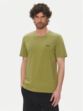 BOSS BOSS Футболка Mix&Match 50515312 Зелений Regular Fit