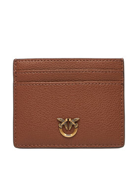 PINKO Θήκη πιστωτικών καρτών PINKO Card Holder Simply AI 25-26 PCPL 103762 A29Q Καφέ