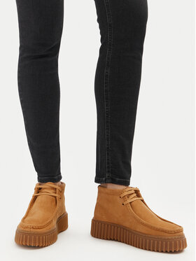 Clarks Черевики Clarks Torhill Moss 26179359 Коричневий