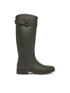 LAUREN RALPH LAUREN Gumijasti škornji LAUREN RALPH LAUREN Portiah Bo Wbo 802980678003 Zelena