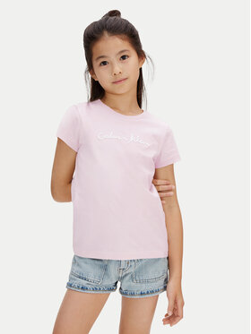 Calvin Klein Jeans Calvin Klein Jeans Camiseta LVCKSJA17G Rosa Regular Fit