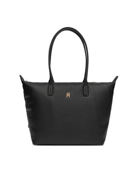 Tommy Hilfiger Kabelka Tommy Hilfiger Popette Soft AW0AW17705 Čierna