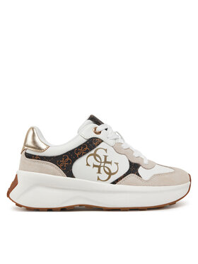 Guess Sneakersy Guess FLPLUC PEL12 Biela