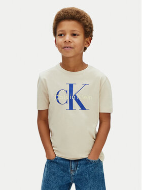 Calvin Klein Jeans Calvin Klein Jeans Camiseta Monologo LV1CKSJA33 Gris Regular Fit