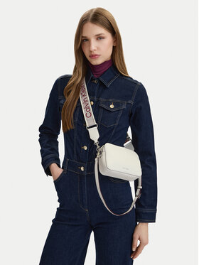 Calvin Klein Táska Calvin Klein Webbing Double Strap Camera Bag LV04F3165G Fehér