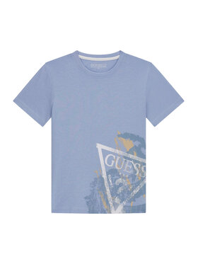 Guess Guess Футболка L6RI14 K8HM4 Блакитний Regular Fit