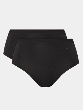 Triumph Triumph Klasikinių aukštu liemeniu kelnaičių komplektas Smart Natural 10214889 Juoda