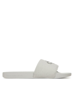 Calvin Klein Jeans Παντόφλες Calvin Klein Jeans Slide Monogram Cv YM0YM01271 Γκρι