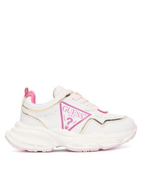 Guess Sneakersy Guess K5BZ50 WO120 Biela