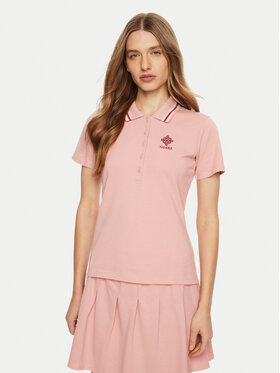 Guess Guess Polo V5RP02 KCOK1 Ružičasta Regular Fit
