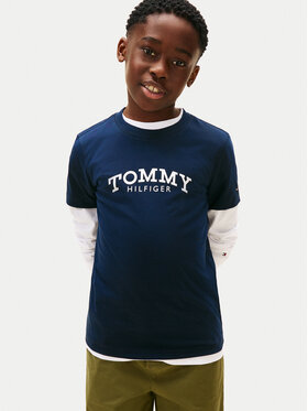 Tommy Hilfiger Tommy Hilfiger Camiseta Monotype Print KB0KB10051 M Azul marino Regular Fit
