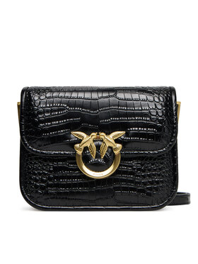 PINKO Kabelka PINKO Love Box Bag Fl Mini AI 25-26 PLTT 104297 A2OH Čierna