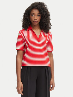 Tommy Hilfiger Tommy Hilfiger Polo WW0WW48720 Rojo Relaxed Fit