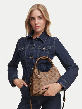 Guess Rankinė Guess Lorella HWSG24 84220 Tamsiai smėlinė