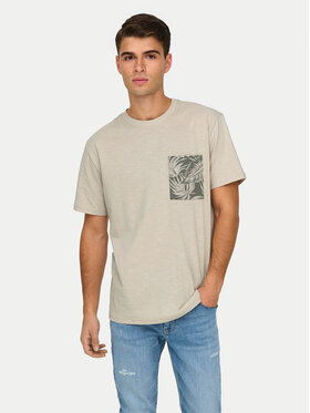 Only & Sons Only & Sons Футболка 22025286 Бежевий Regular Fit