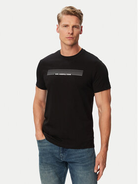 Karl Lagerfeld Jeans Karl Lagerfeld Jeans Camiseta B3M17001 Negro Slim Fit