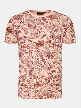 INDICODE INDICODE T-shirt Palme 40-935 Rosa Regular Fit