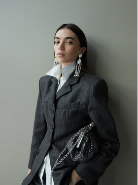 Weekend Max Mara Klipsne Weekend Max Mara Callas 2525756095650 Strieborná