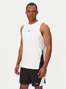 Reebok Reebok Camiseta sin mangas Mikołaj RK25878CCM Blanco Regular Fit