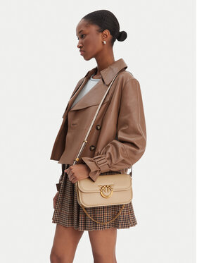 PINKO Borsetta PINKO Love Box Baguette Al 25-26 PLTT 105083 A26L Beige