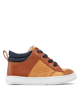 Pom d'Api Снікерcи Pom d'Api Mousse Zip Trek N1SICT0401 Коричневий
