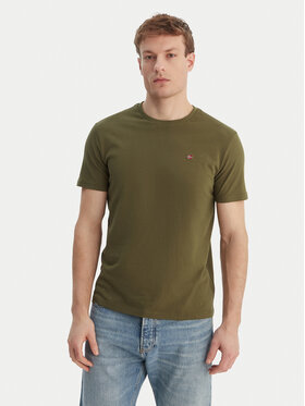 Napapijri Napapijri Camiseta Salis NP0A4H8D Verde Regular Fit