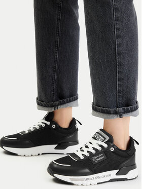 Versace Jeans Couture Снікерcи Versace Jeans Couture 80VA3SA3 ZSD97 Чорний
