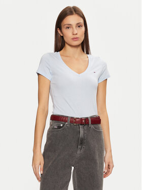 Tommy Jeans Tommy Jeans Camiseta DW0DW20458 Celeste Slim Fit