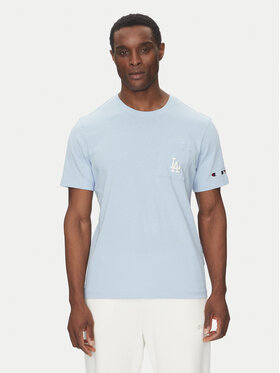 Champion Champion Футболка 221038 Блакитний Regular Fit