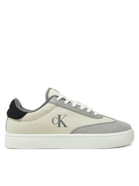 Calvin Klein Jeans Snīkeri Calvin Klein Jeans Classic Cupsole Low Mix Mg YM0YM01169 Écru