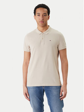 Tommy Jeans Tommy Jeans Polo DM0DM20676 Beis Slim Fit