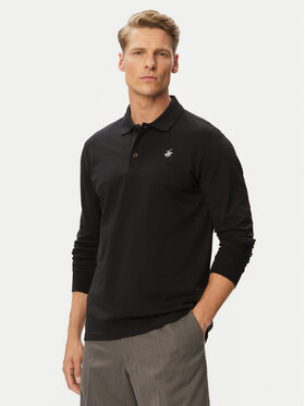 Beverly Hills Polo Club Beverly Hills Polo Club Поло P-SS26M-P424125 Чорний Regular Fit