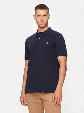 Gant Gant Poloshirt Shield 2220 Dunkelblau Slim Fit