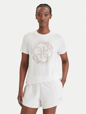 Guess Guess Футболка E6GI01 K68D2 Білий Regular Fit