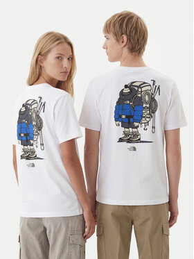 The North Face The North Face Camiseta NF0A8JB4 Blanco Relaxed Fit